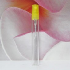 Tube Glass 8 ml Clear with PE Sprayer: YELLOW